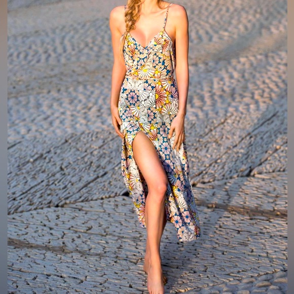 Zingara Wrap Dress size large - Picture 1 of 9